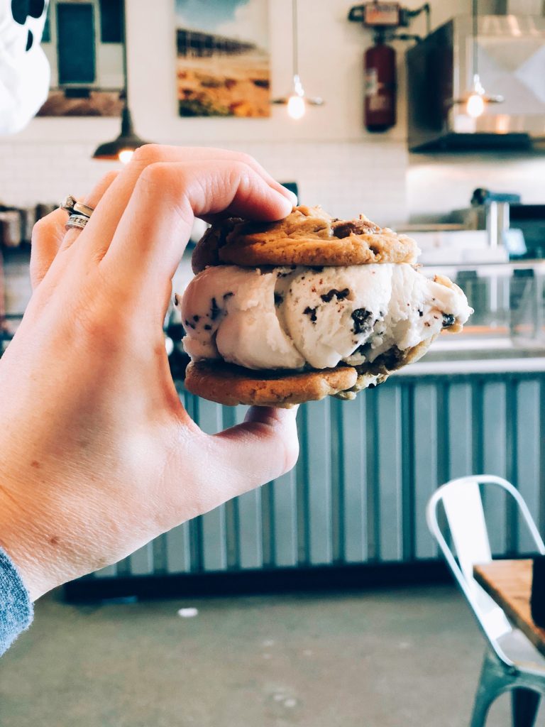 Big Bear Ice Cream Sandwich - 50+ Kid Friendly Things to Do in San Diego from Bambini Travel