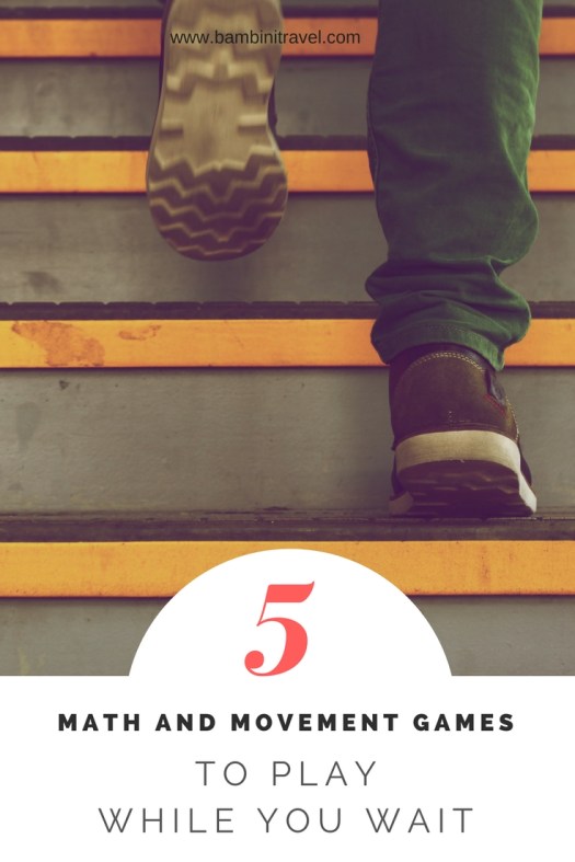 5 Math and Movement Games to Play While You Wait