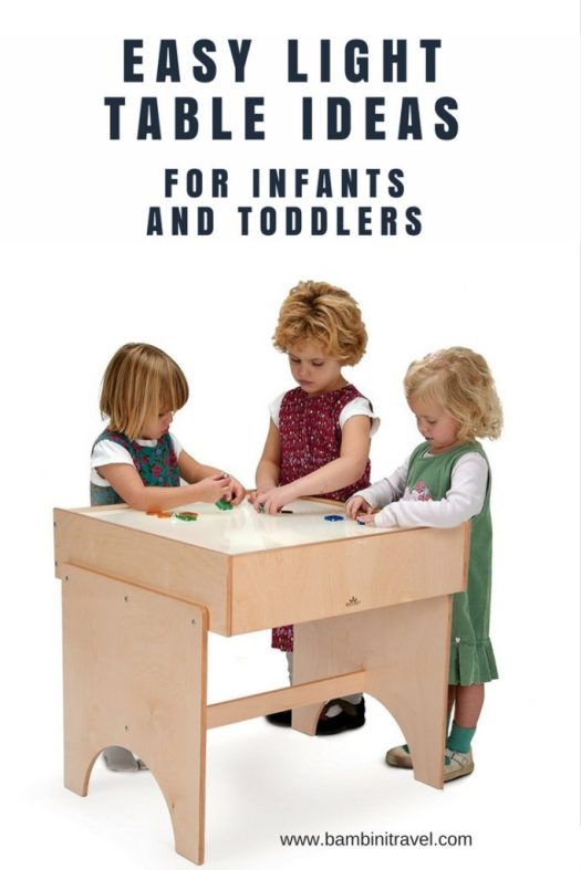 Easy Light Table Ideas for Infants and Toddlers