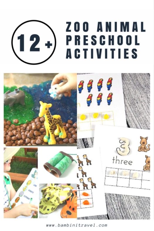 12+ Zoo Animal Activities for Preschoolers