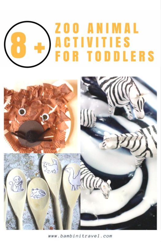 8+ Zoo Animal Activities perfect for Toddlers